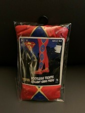 New DC Comics Supergirl Superman Footless Tights Child Size 4-6