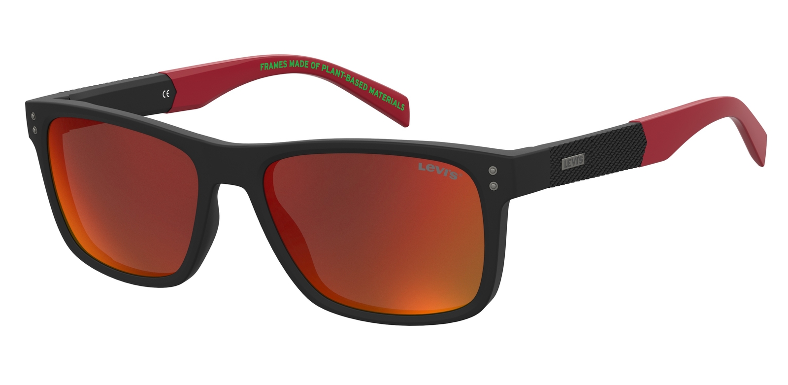 LEVIS LV 5059/S BLX MATTE BLACK RED 55/17/145 Men's Sunglasses