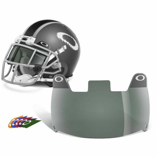 Oakley Adult 45 Grey Football Visor Eye Shield for sale online eBay
