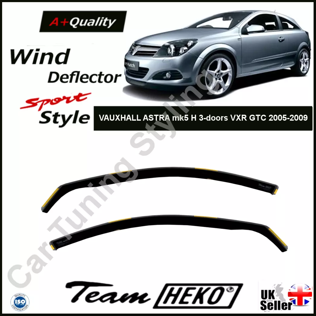 Vauxhall astra online gtc wind deflectors