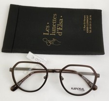 LUNETTE / MONTURE DE VUE NEUVE HOMME MARQUE KAPORAL @ GOTTI BRUN @ NEUF 120€