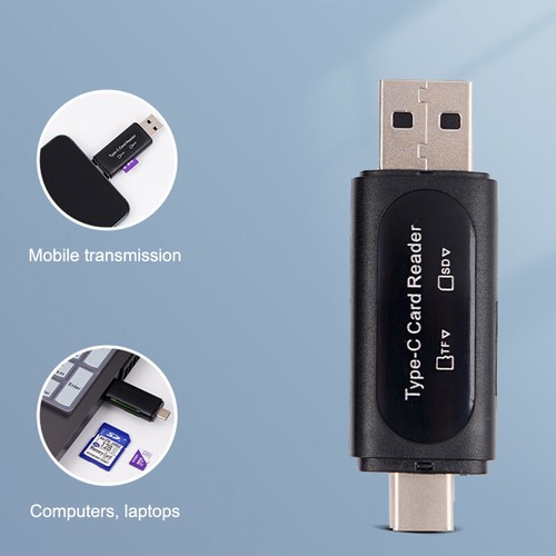 Card Reader USB & Type C To SD Micro SD TF Memory Card Card Reader OTG Adapter - 第 1/14 張圖片