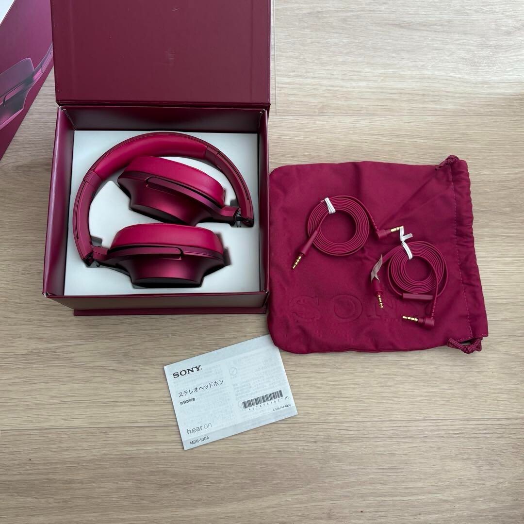 SONY ヘッドホン h.ear MDR-100A(Y)