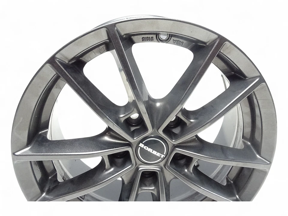 Mitsubishi Lancer 1x Alufelge Borbet 6.5J x 16 H2 KBA 51615 - Bild 2 von 4