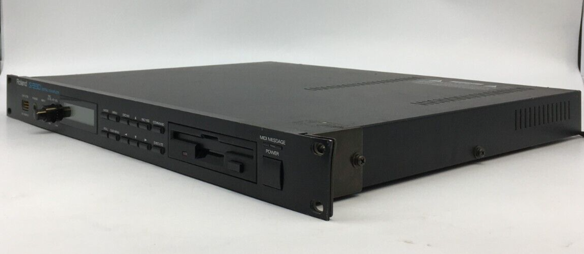 Roland S-330 DIGITAL SAMPLER System No Disks Walking Tested from