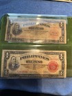 philippines 1 pesoo seal 1936and  1941 treasury certificate currency banknote — photo 9