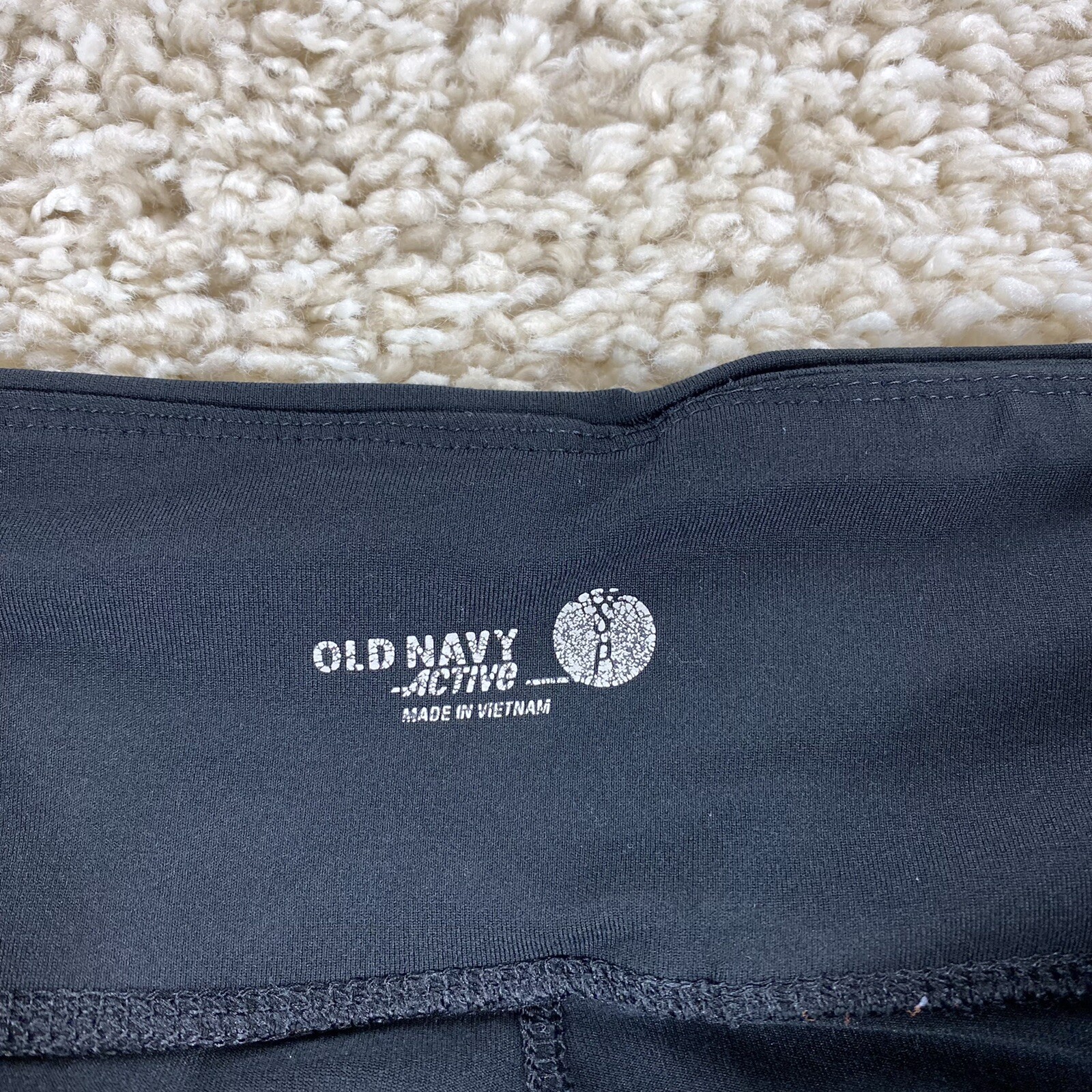 old navy active womens small solid black athletic… - image 2