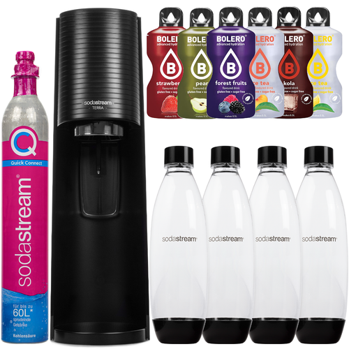SodaStream TERRA 1100447490 Lot promo flacons de gaz à eau avec