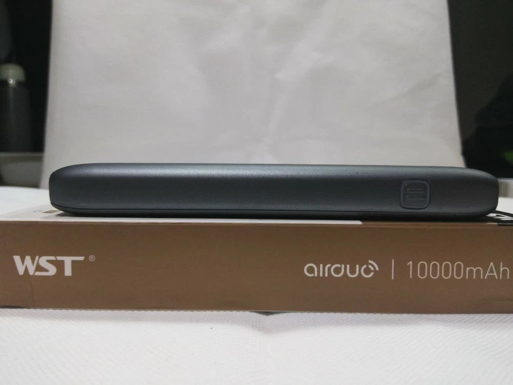 10K mAh Power Bank with Qi Wireless Charging & USB  