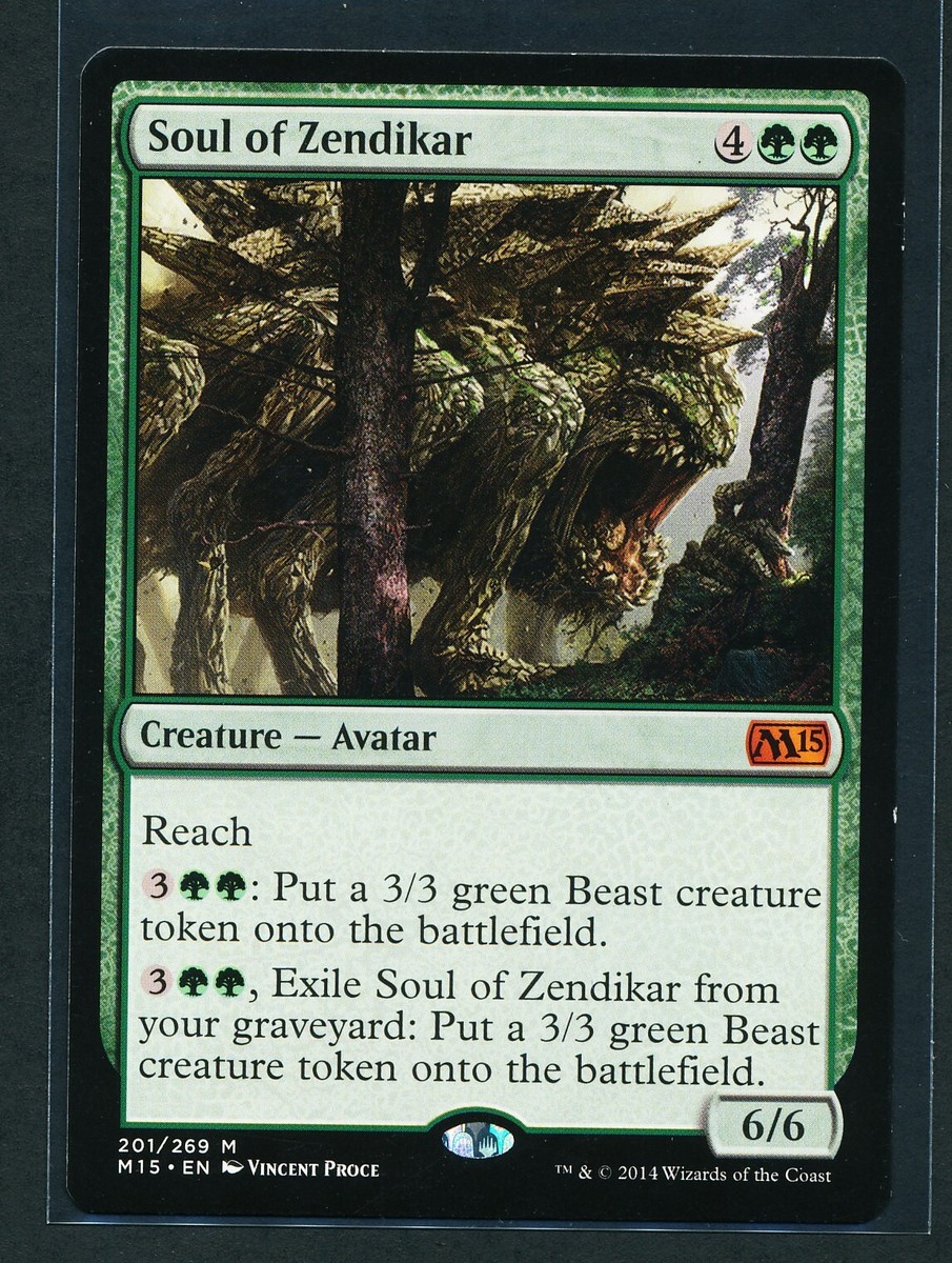 Soul of Zendikar - Magic MTG 2015 M15 Core Set LP