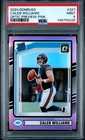 2024 Donruss - Rated Rookie Caleb Williams #327 Optic Preview Pink Prizm PSA 9