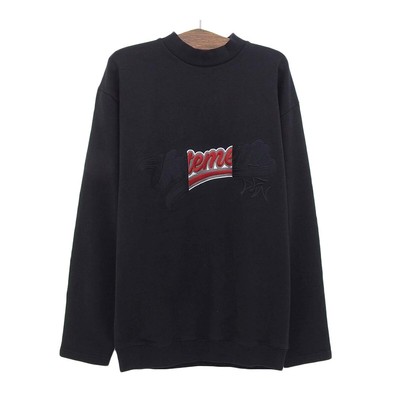 VETEMENTS offres Baseball Logo Sweatshirt mens black 【A】