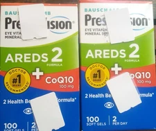 Bausch & Lomb PreserVision Areds 2 + CoQ10 Vitamins 100 Softgels 2 Pack 6/2027