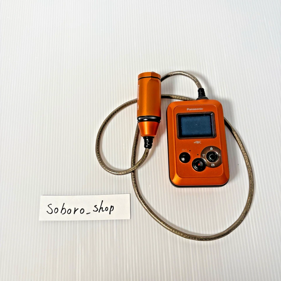 Panasonic HX-A500 4K POV Camcorder Wearable Camera Orange Tested Good Condition - Image 3 of 4