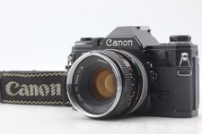  N MINT Canon AE-1 35mm SLR black Film Camera body FD 50mm f1.8 lens From JAPAN