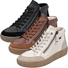 Stivaletti Remonte Da Donna Caldi Con Tacco Antiscivolo In Pelle D2T71