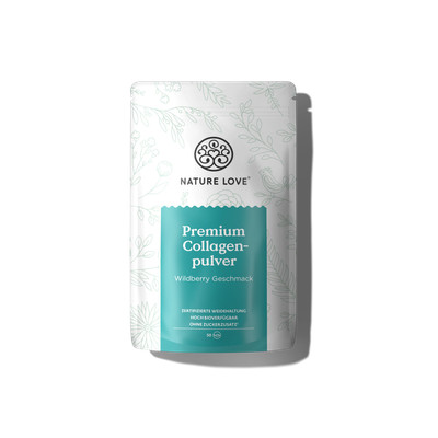 Premium Collagenpulver Wildberry 500 Gramm Pulver Nature Love