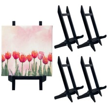 9 Inch Tabletop Easel Stand  Small Canvas Painting Display Easel Stand - Bla...
