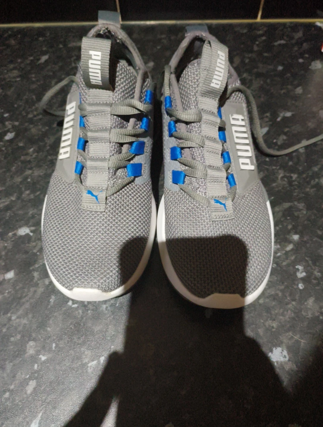 Scarpe da ginnastica basse Puma Retaliate 2 grigie e bianche taglia 5