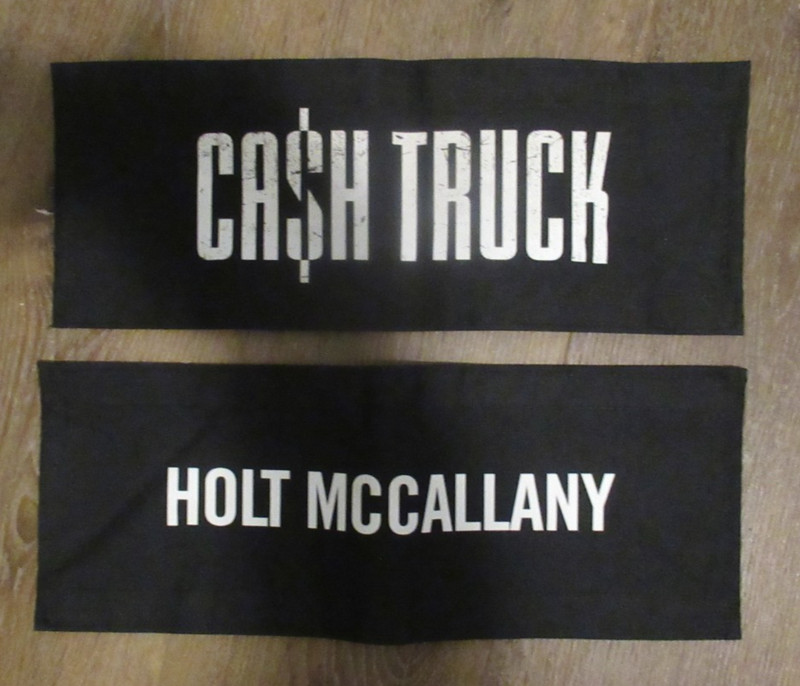 2021 Wrath of Man 'Bullet' Actor Holt McCallany's Cast Chair Back