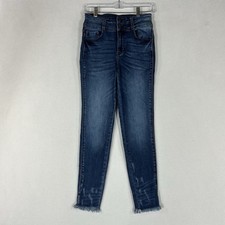 Kancan Skinny High Rise Jeans Womens 26 Blue Denim Medium Wash Casual Stretch