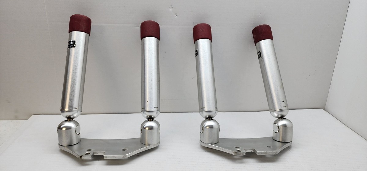 BIG JON DUAL DOWNRIGGER ROD HOLDERS MULTI ADJUSTABLE SET SCREW HALF  BUTTERFLY