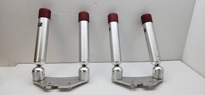BIG JON DUAL DOWNRIGGER ROD HOLDERS MULTI ADJUSTABLE SET SCREW HALF  BUTTERFLY