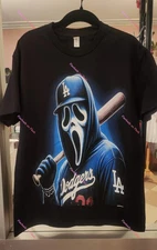 Ghostface Baseball Graphic T-Shirt