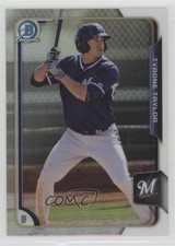 2015 Bowman Draft Chrome Refractor Tyrone Taylor #135 6u5