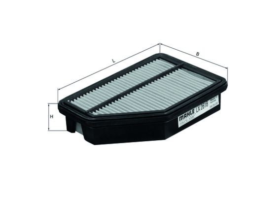 NEU - Mahle LX2618 Luftfilter FüR Honda-image