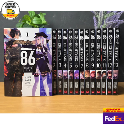 86 Eighty-Six Light Novel Vol 1-13 English Set Viz Media FREE DHL Ship Express