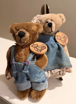 Bonita Bears Plush Set Katie Owen Denim Outfit Teddy Bear Korea Tags