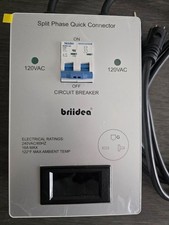 Briidea Split Phase Quick Connector Turn 2 120v Into 240 Volt , Up to 16 Amps