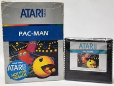 Pac-Man Atari 5200 Video Game Cartridge /w Box Authentic 1982 - Cleaned/Tested