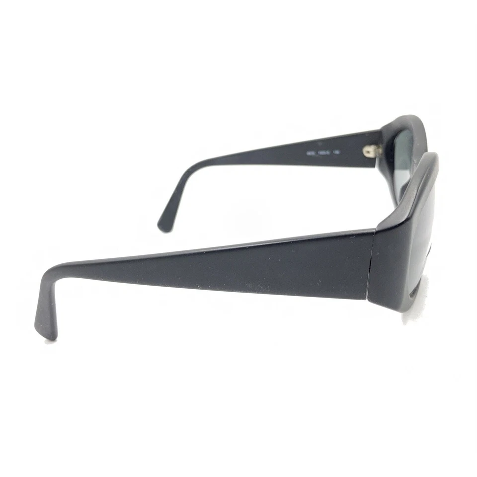 Gafas de sol Yves Saint Laurent YSL 6575 Y505-S negro satinado ovaladas marcos 135 Italia Foto 4 de 4