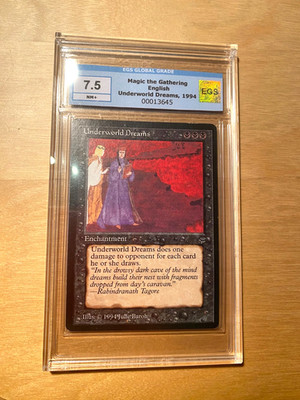 MTG Underworld Dreams Legends Beckett Graded 7.5 NM+