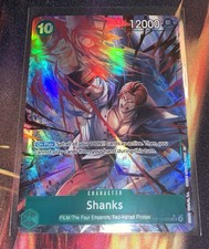 One Piece Shanks Alternate Art OP13-028 Carrying On His Will Foil NM