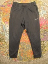 Nike Sweatpants Youth L Black Loose Jogger Pockets Drawstring 27 In Inseam