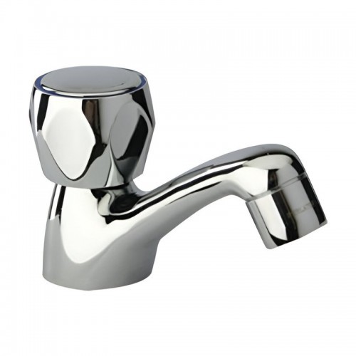 Robinet lavabo simple eau froide tête à clapet PAINI chrome pour petit lave-mains WC