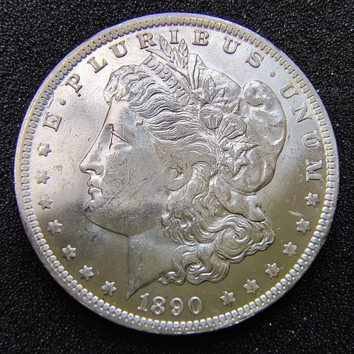 1890-O Morgan Silver Dollar $1 - New Orleans Mint - Unc. Details - Scratches