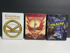 4K UHD Blu-ray Steelbook Lot of 3 Sci-fi Acti...