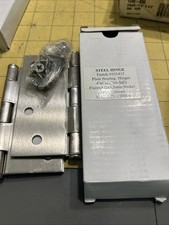 Emtek Steel Hinges (Pair) 4 x 4 Sqr. Corners,...