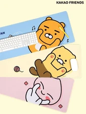 Kakao Friends Desk Mat Large 780x300mm Apeach Ryan Choonsik Non-Slip Waterproof