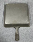 Vintage UNUSED Lodge No.8  SQ SK D 9.5” Square Cast Iron Skillet Made In USA NOS