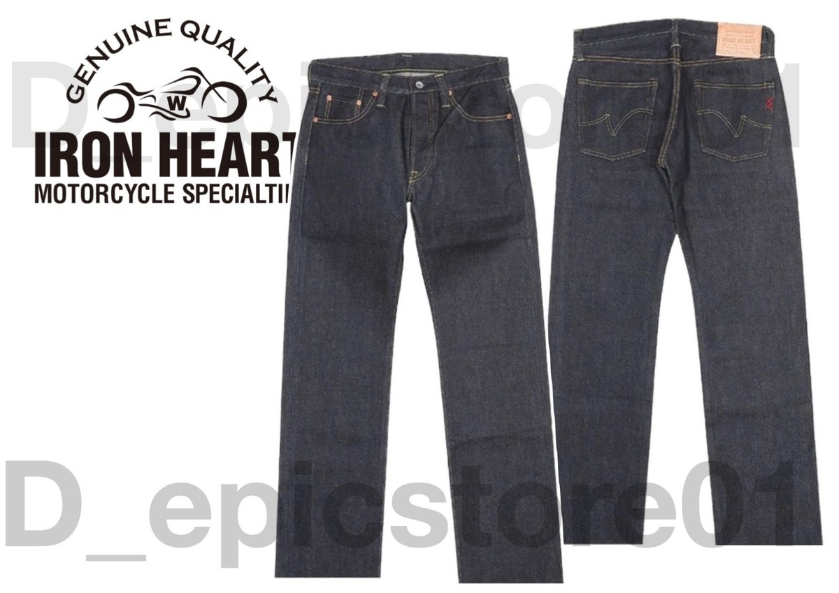 IRON HEART 634S 18P 18oz Selvedge Paraffin Jeans Indigo Japan NEW
