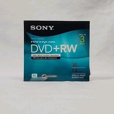 Lot Of 2 Sony HandyCam DVD RW 30 Minute 1.4 GB Disc Video Camera Sealed