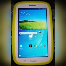 Samsung Galaxy Tab E Lite Kids 7" Tablet 8GB White Yellow Wi-Fi Touch Screen