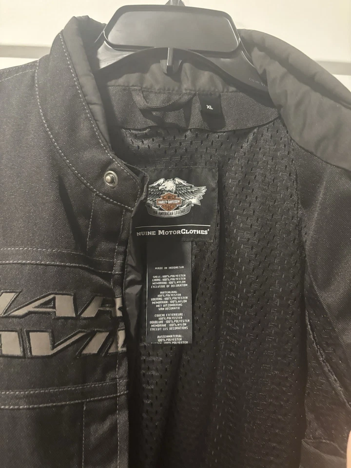 Harley Davison 男式比赛防水功能骑行夹克尺寸 Xl — 第 4/4 张图片