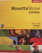 Rosetta Stone Espanol Level 1 2 Spanish Latin America Versi...
