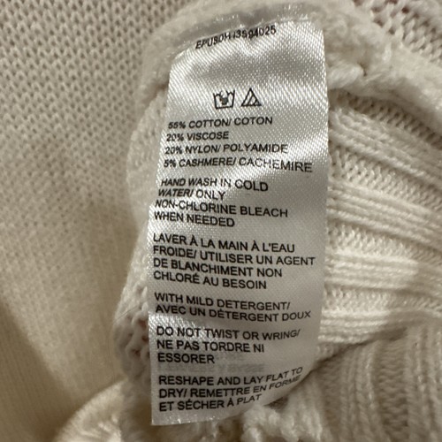 Saks Fifth Avenue beige Rollkragen Gr. XL mit Saum/Langarm Pullover Pulli - Bild 6 von 8